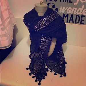 Stella & Dot tassel scarf